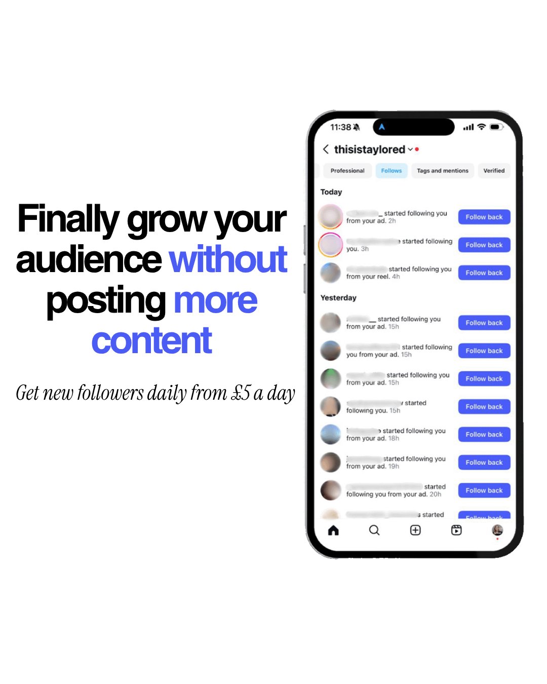Finally grow your audience without posting more content